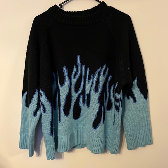 Vamtac Blue Flames sweater - Picture 1 of 2